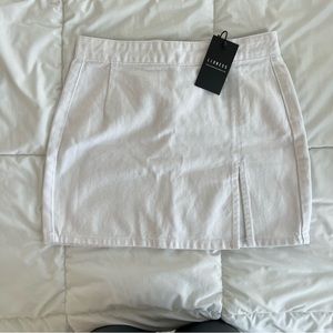 Princess Polly- THE LOLA MINI SKIRT WHITE